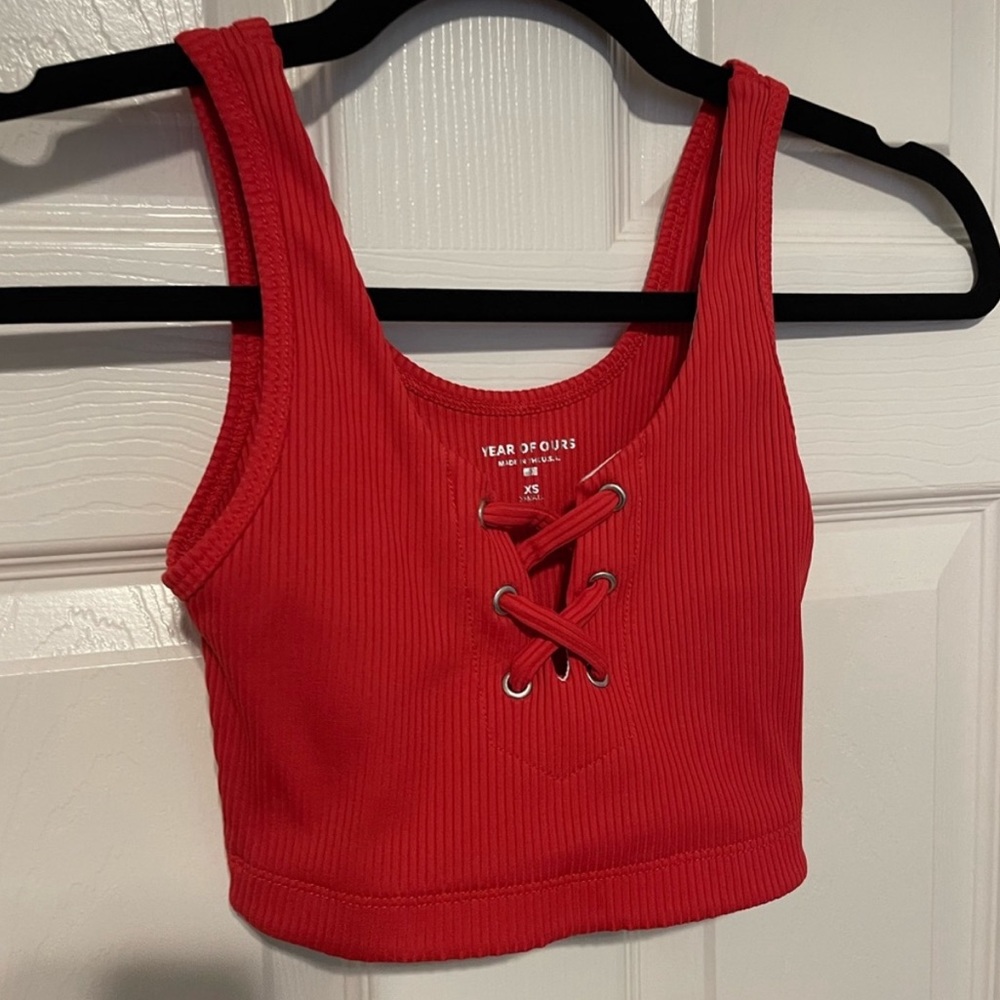 Year of ours lace up bra